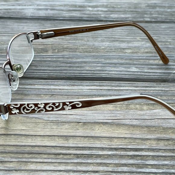 La Scala Women Eyeglasses Frame Handmade Glasses Brown Frame 51[]18 135 main image 7